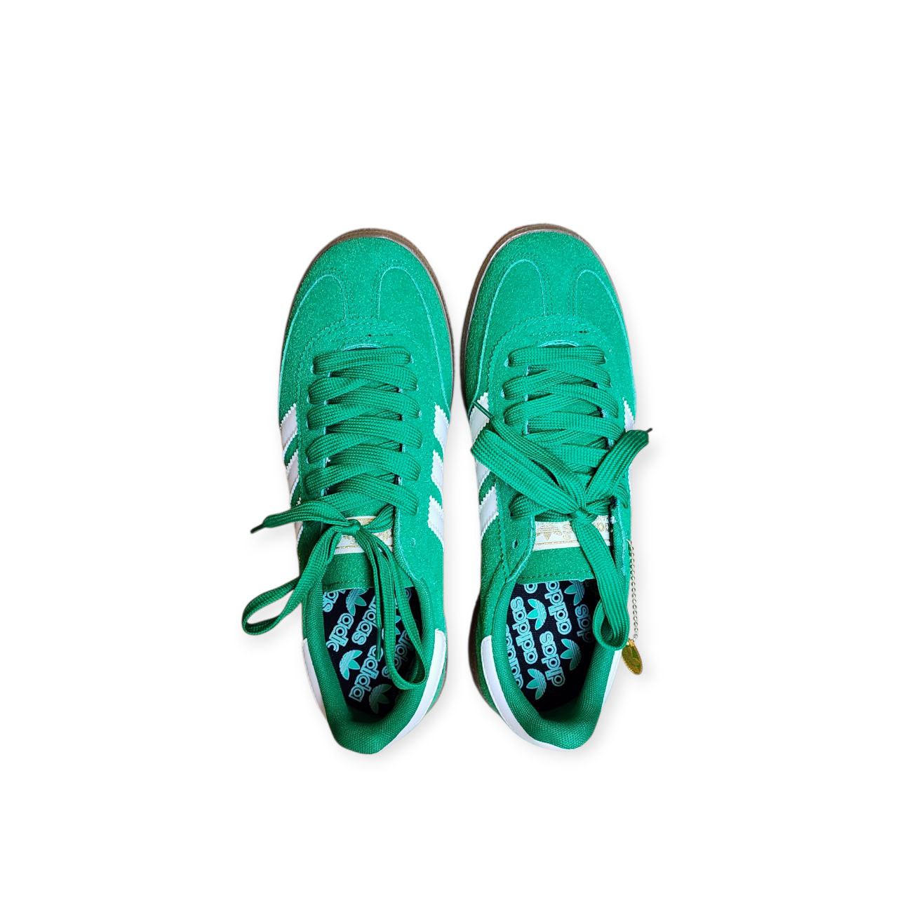 sneaker_ Handball Spezial Vert (100% cuire)