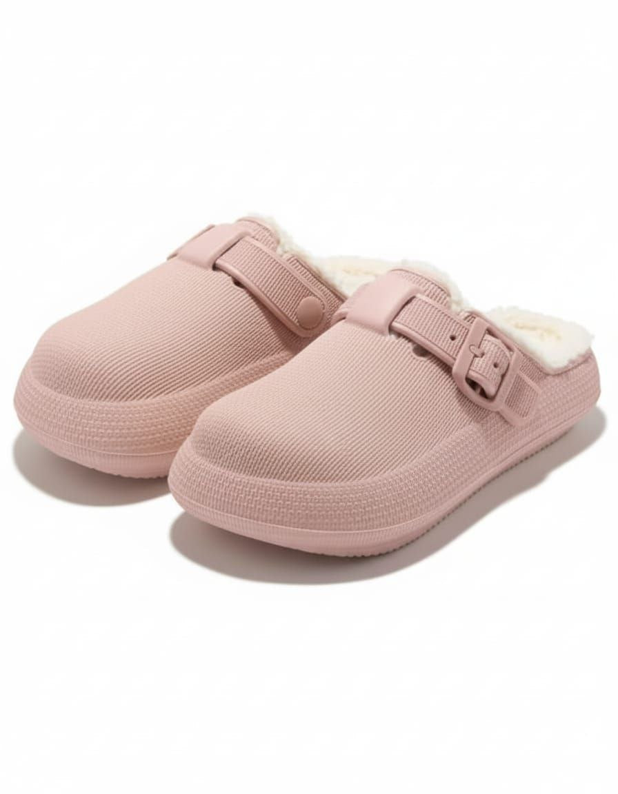Cozy Faux-Fur Comfort Clogs