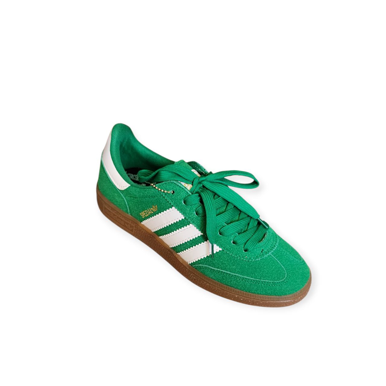 sneaker_ Handball Spezial Vert (100% cuire)
